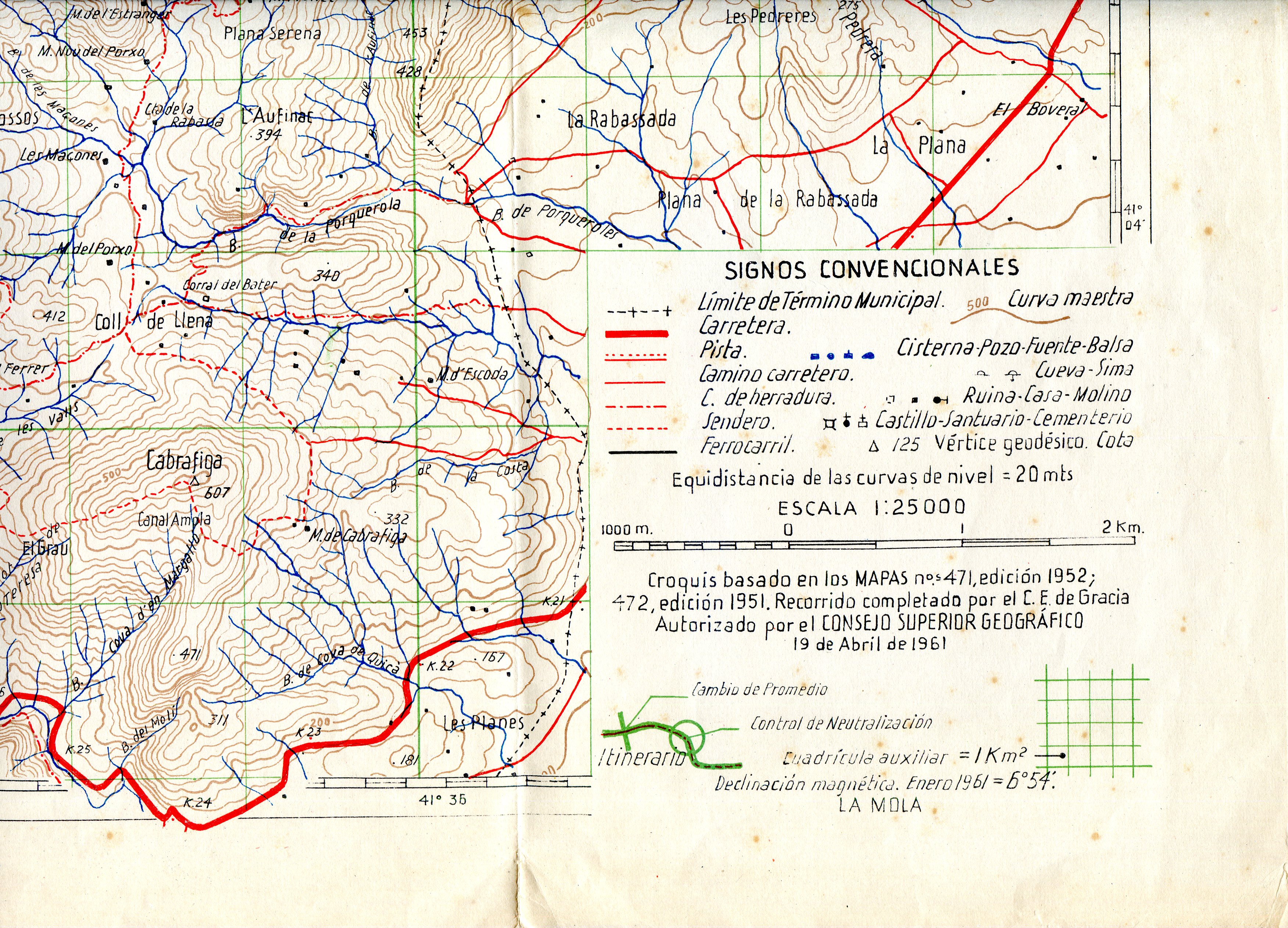 25 Marcha Excursionista de Regularidad de Cataluña : XIX Prueba Oficial po Montaña - Miniatura 2